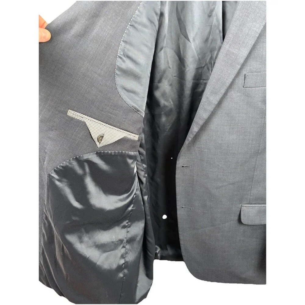 Chaps 50R Blazer Mens Wool Blend Sport Coat Jacket Classic Blue